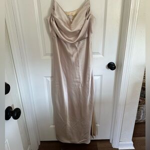 Revelry Soft Champagne Bridesmaid Dress